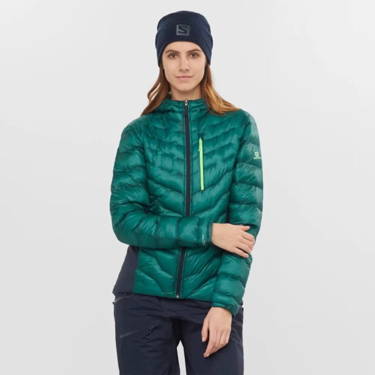 Jaquetas Isoladas Salomon Outpeak Primaloft Feminino Verdes | PT N08421